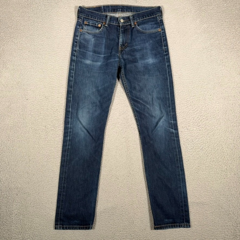Levis Jeans Mens 29x30 Blue 510 Skinny Fit Casual Preppy Denim 5 Pocket Logo